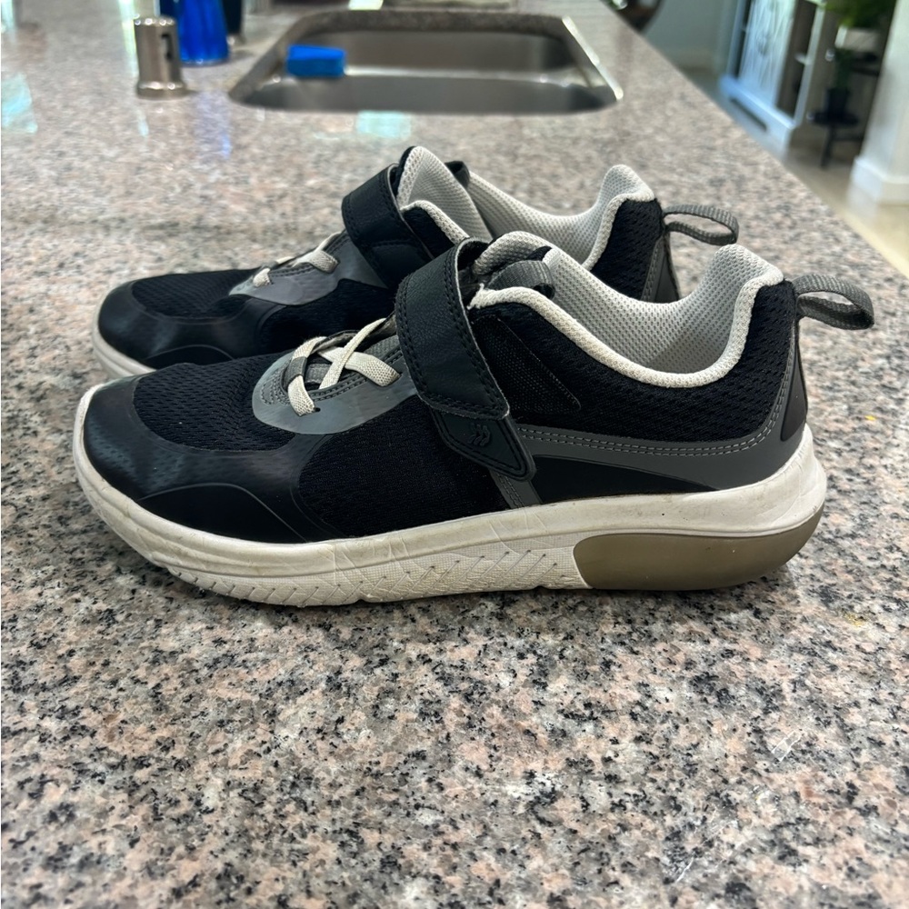 Black and Gray Athletic Sneakers